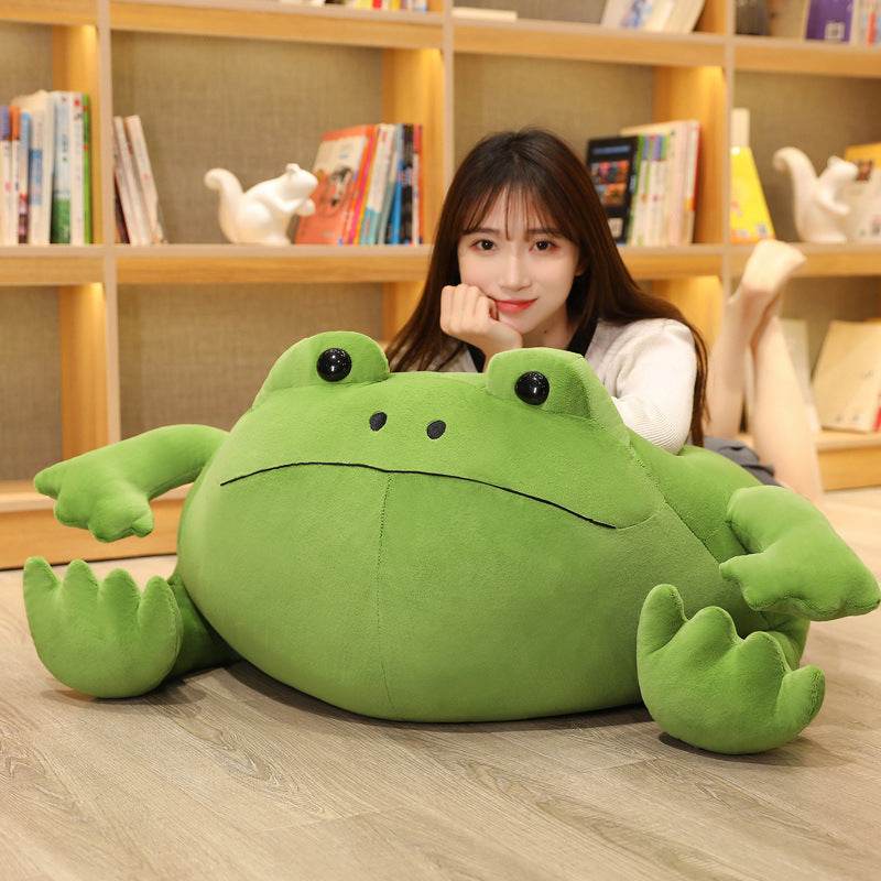 Gigi: Giant Chubby Frog Plushie | Weighted Stuffed Animal Frog