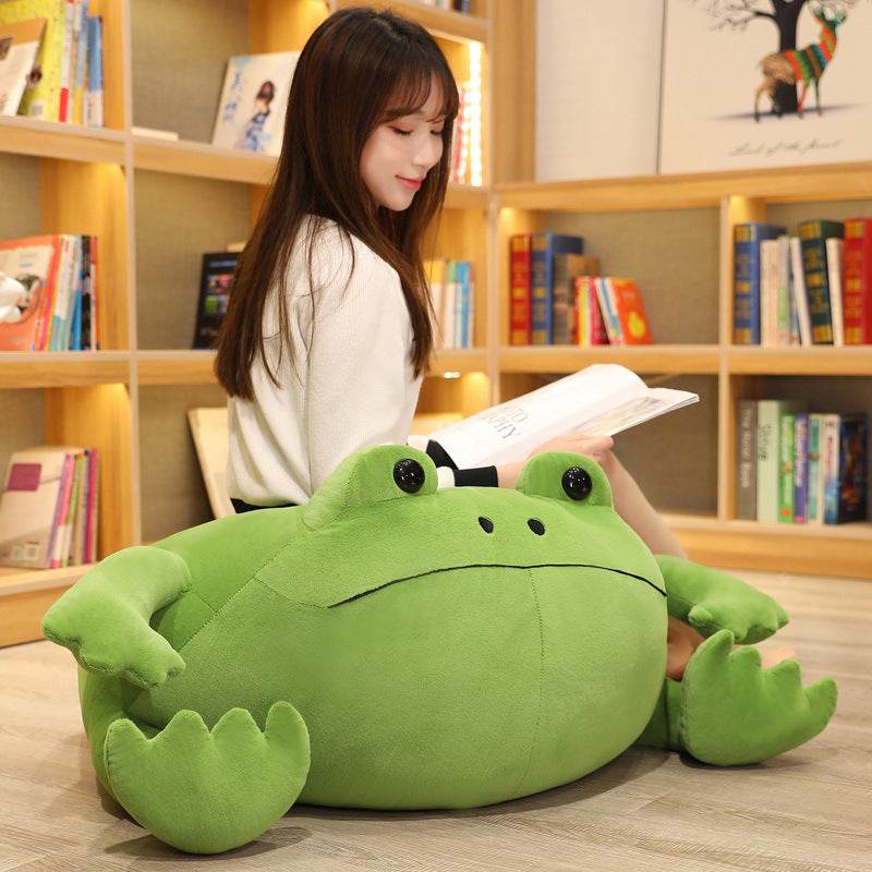 Gigi: Giant Chubby Frog Plushie | Weighted Stuffed Animal Frog