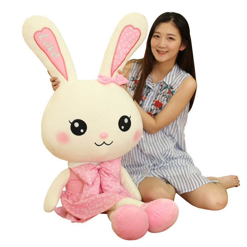 Jumbo Stuffed Animal Bunny Plushie | 4.5ft Rabbit