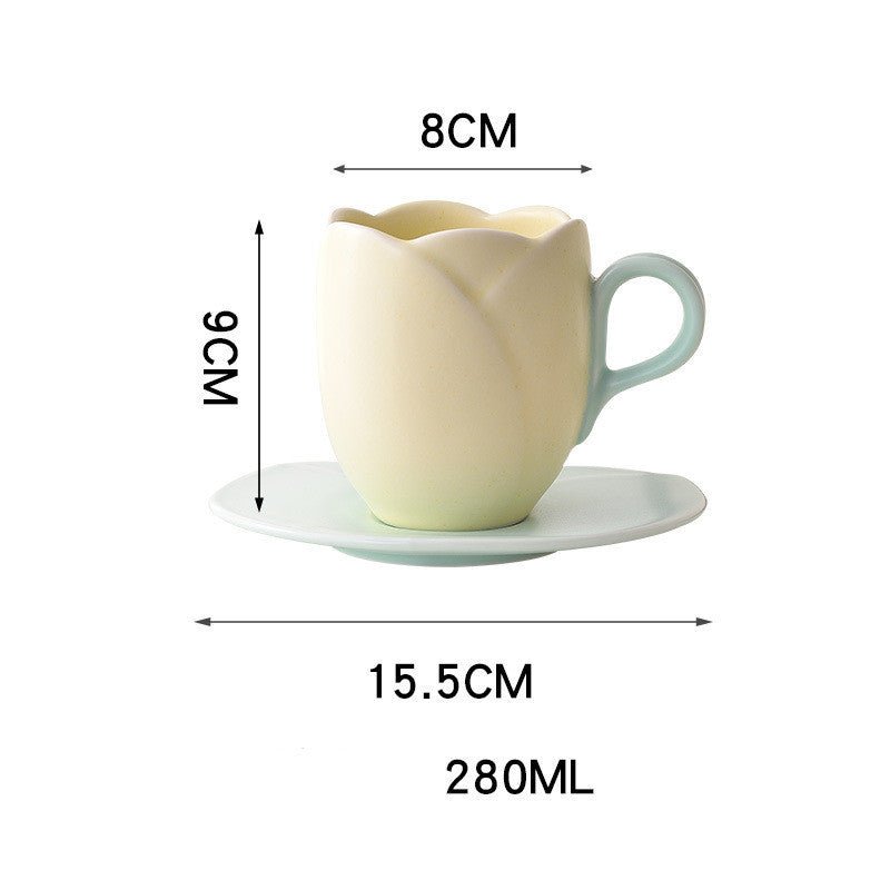 Retro Tulip Cup+ Saucer