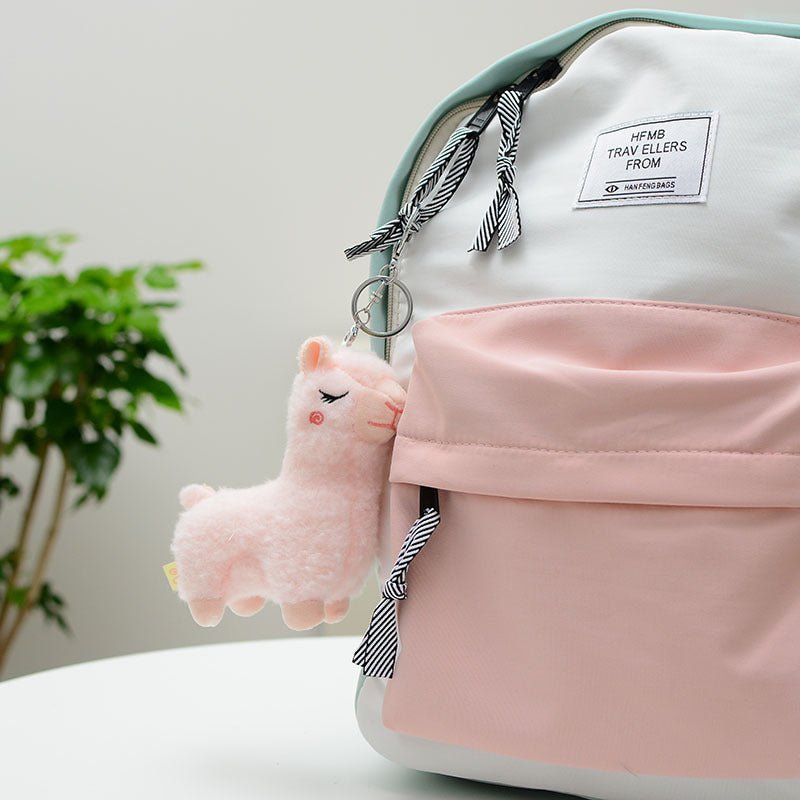 Alpi The Alpaca | Kawaii Plush Alpaca Bag Charm | Lil Beans Keychain