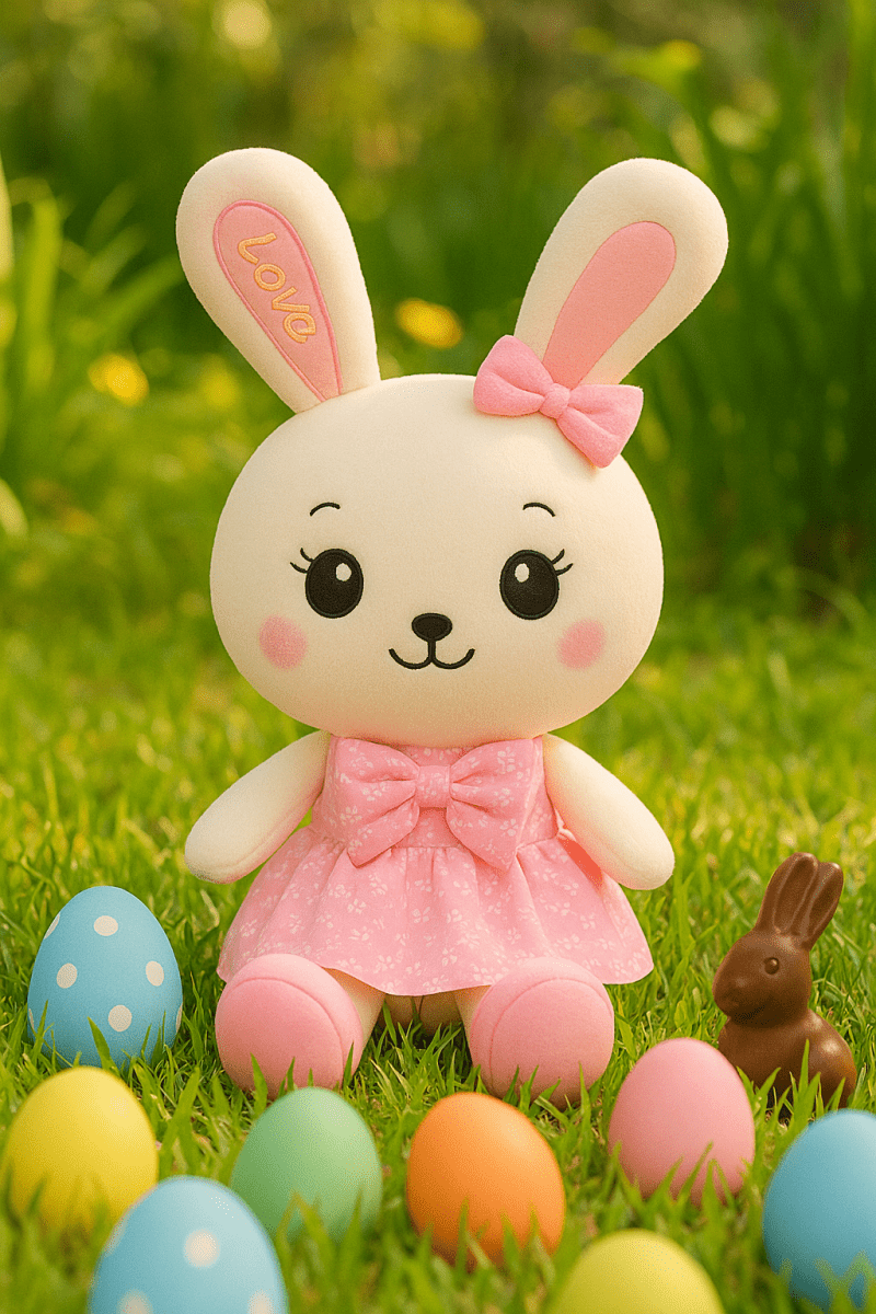 Jumbo Stuffed Animal Bunny Plushie | 4.5ft Rabbit