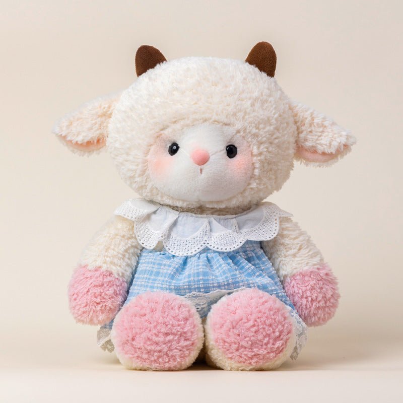 Lala: Cute White Lamb Stuffed Animal | Mini lamb Plushie