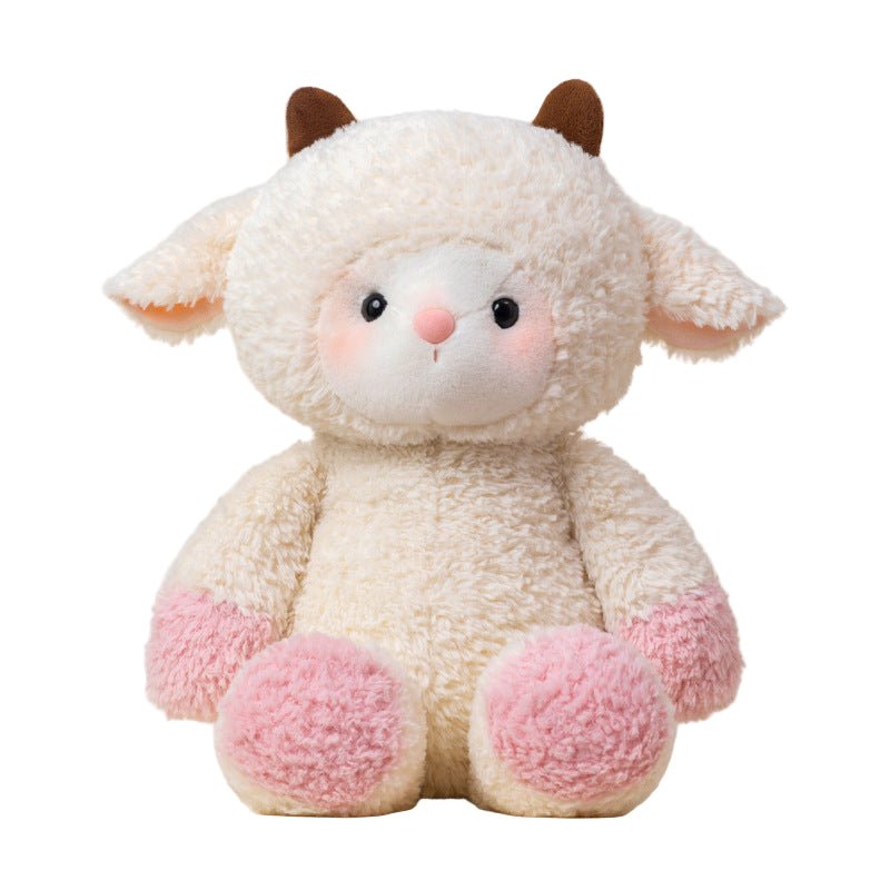 Lala: Cute White Lamb Stuffed Animal | Mini lamb Plushie