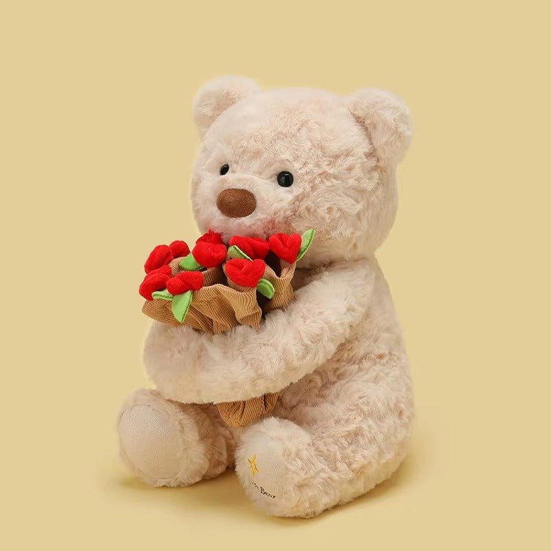 Florian – Adorable Kawaii Rose Teddy Bear for Her | Best Long-Distance Gift