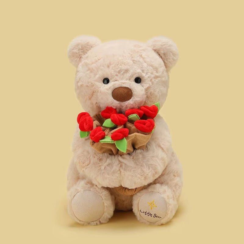 Florian – Adorable Kawaii Rose Teddy Bear for Her | Best Long-Distance Gift