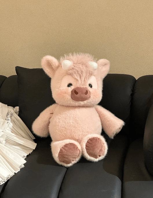 Chubby Highland Cow Plushie