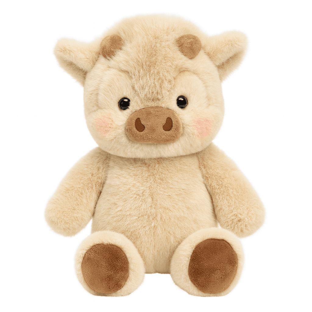 Chubby Highland Cow Plushie