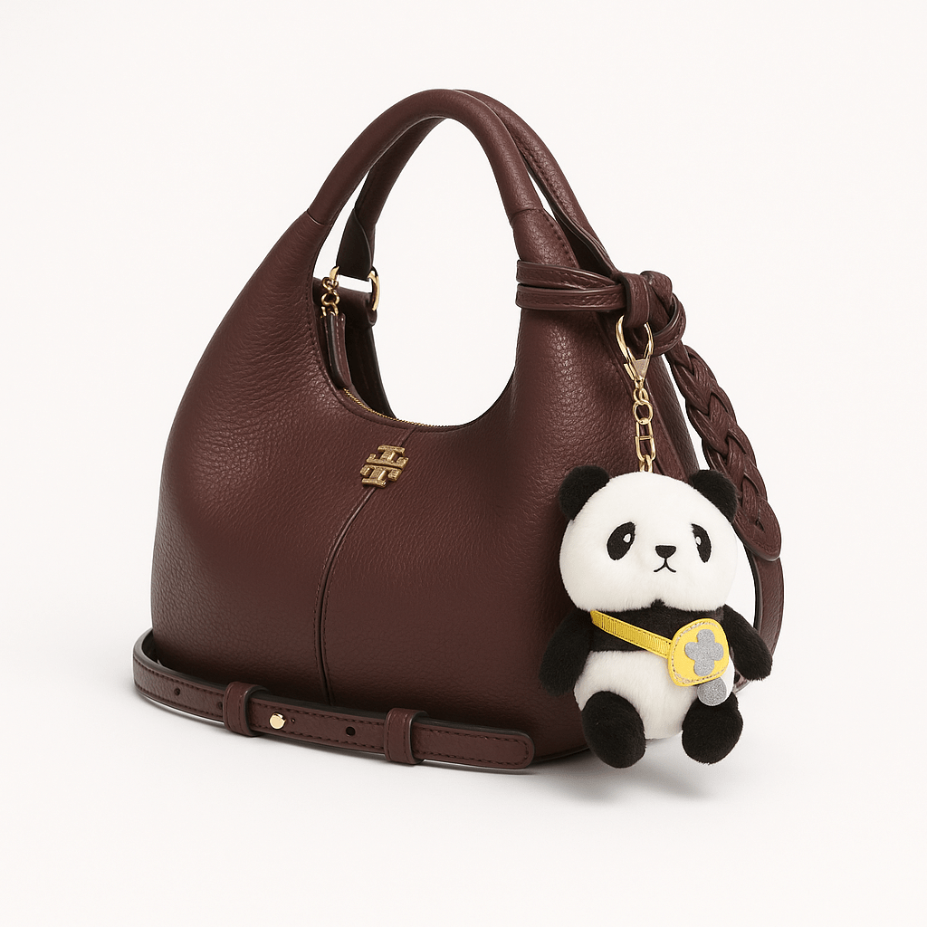 Mochi Panda: Kawaii Panda Plush Keychain Bag Charm