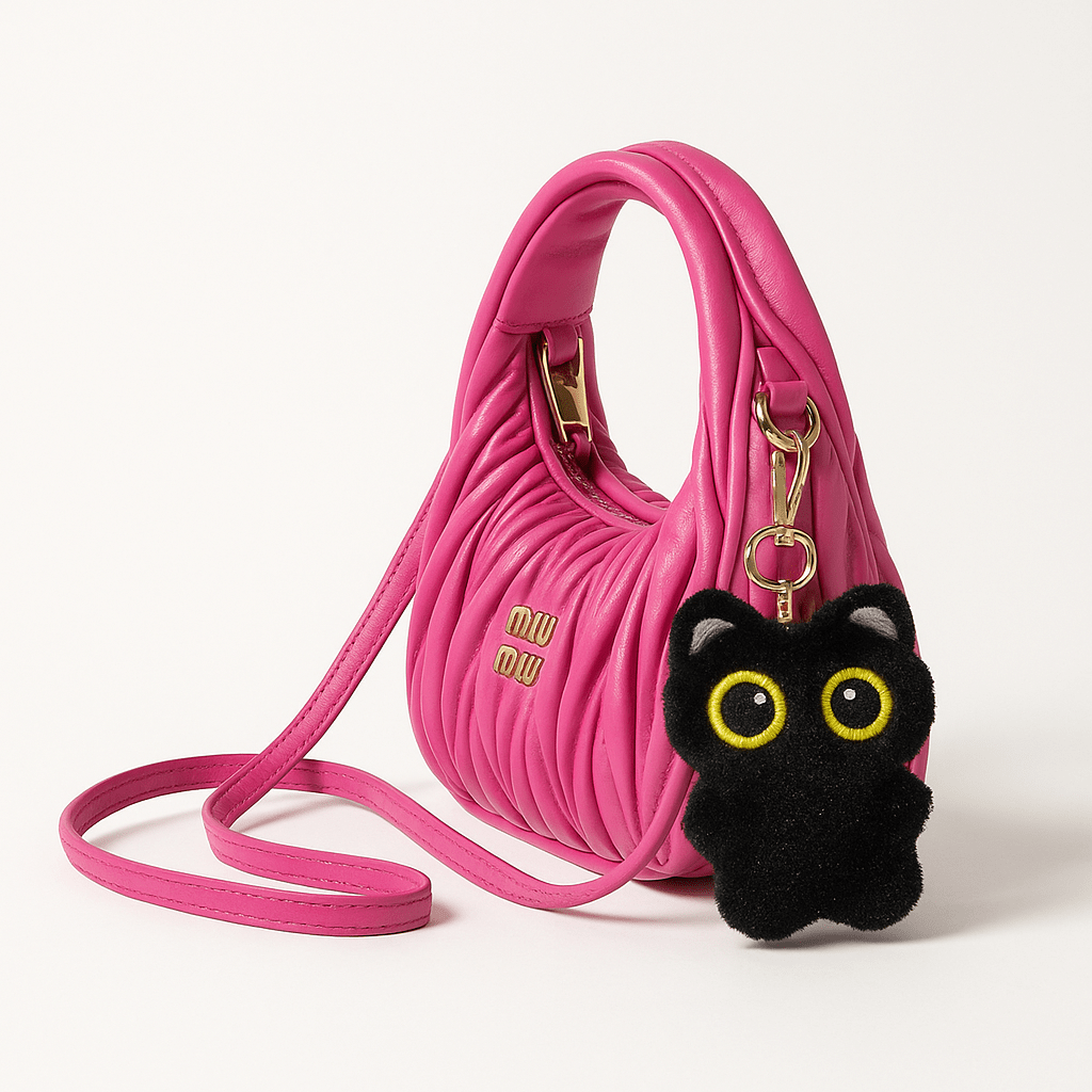 Toothless Cat Bean™ – Cute Plush Keychain Bag Charm | Cute Keychain Plushie