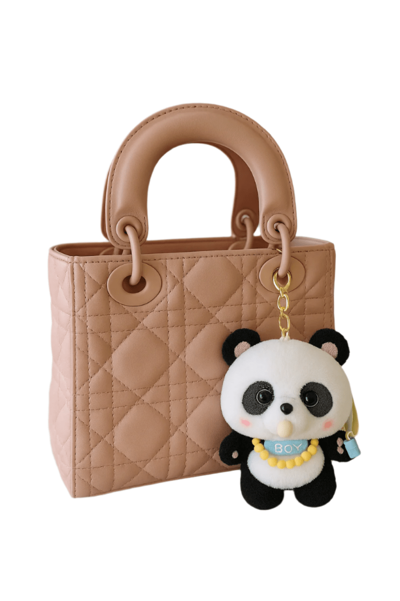 Bloop Bean™ – Kawaii Panda Plush Bag Keychain | Cute Panda Keychain – Lil Beans Collection