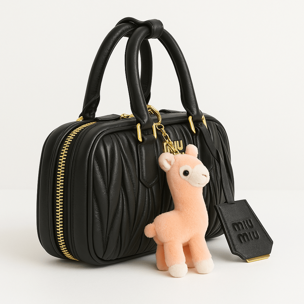PocketPaca Lil Bean Keychain Plush | Kawaii Keychain Charm