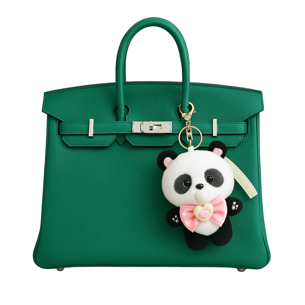 Bloop Bean™ – Kawaii Panda Plush Bag Keychain | Cute Panda Keychain – Lil Beans Collection