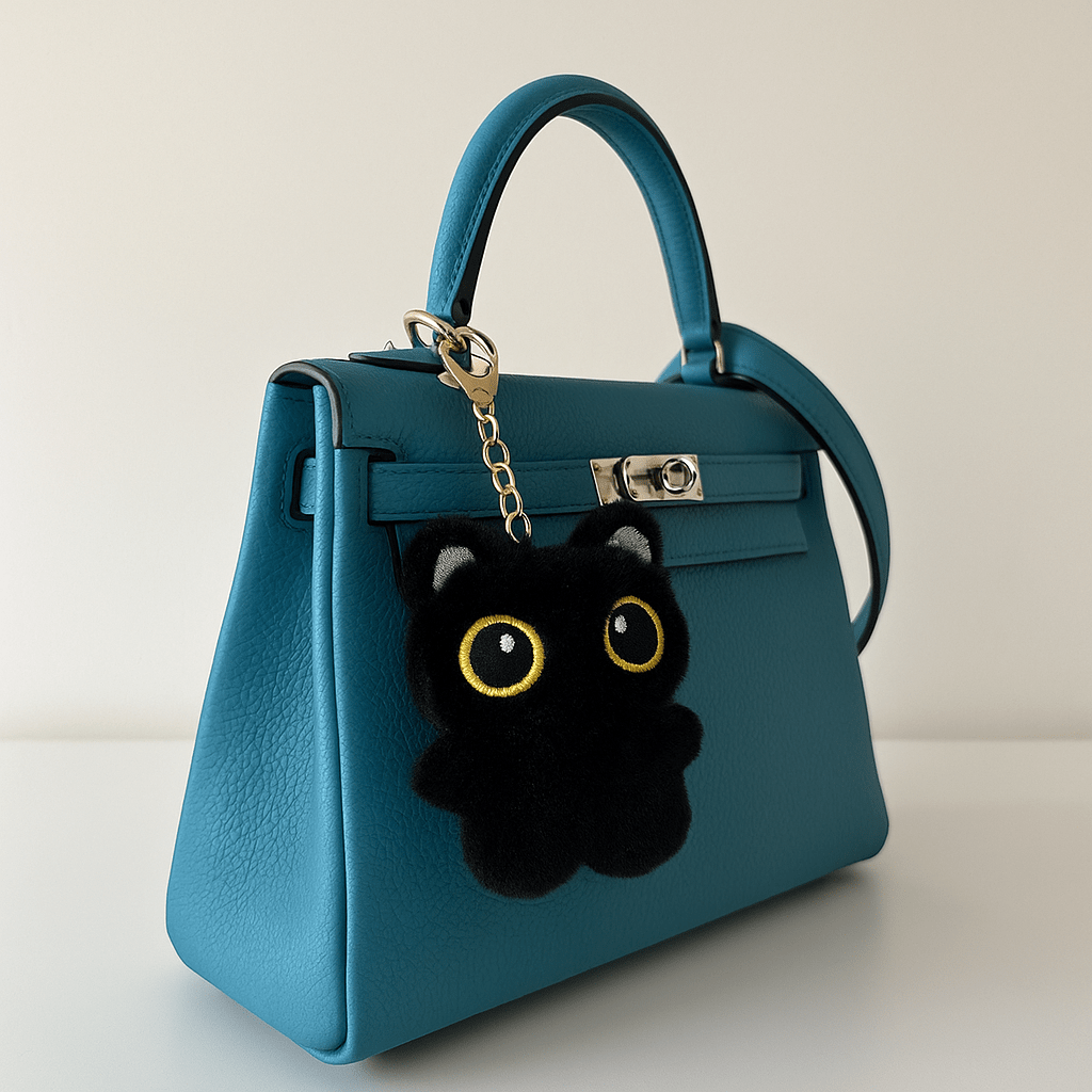 Toothless Cat Bean™ – Cute Plush Keychain Bag Charm | Cute Keychain Plushie