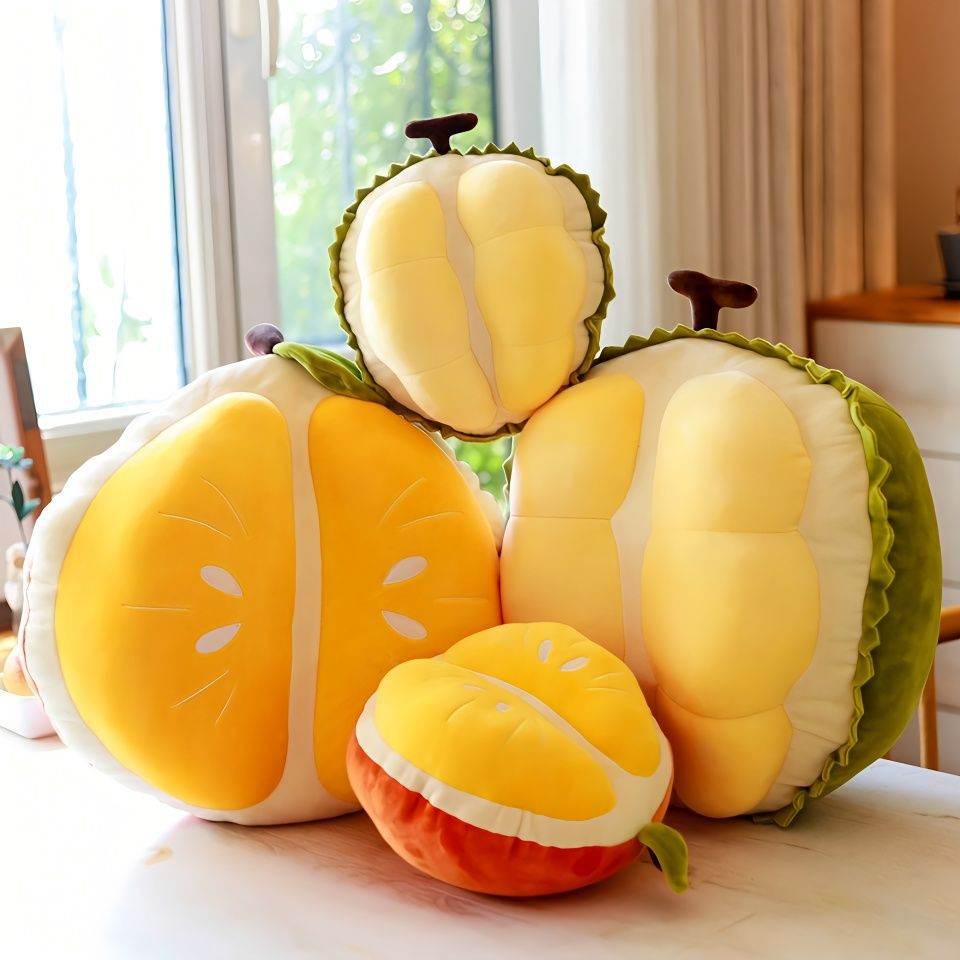 Cute Durian Plushie | Stuffed Durian Plush