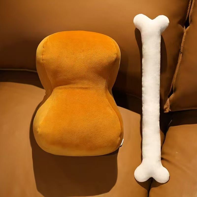 Meat In Bones Funny Plushie | Chicken Leg Plushie