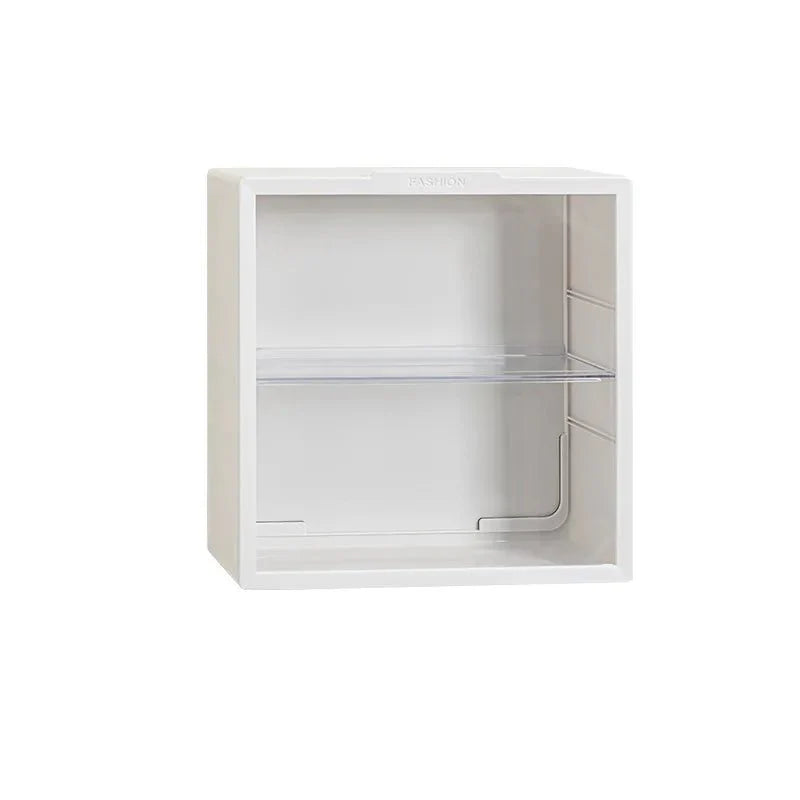 Labubu Display Cabinet – Clear Acrylic Dustproof Wall-Mount Case