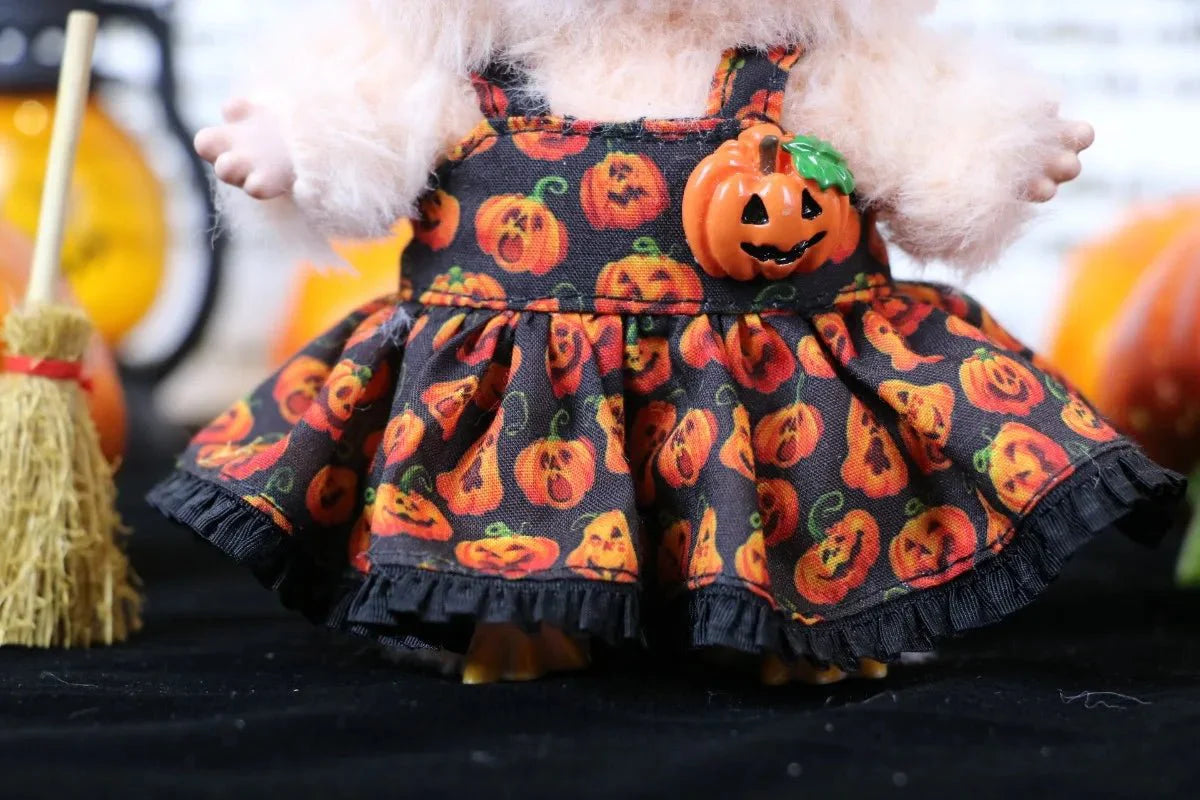 Handmade Rare Pumpkin Patch Labubu Outfit