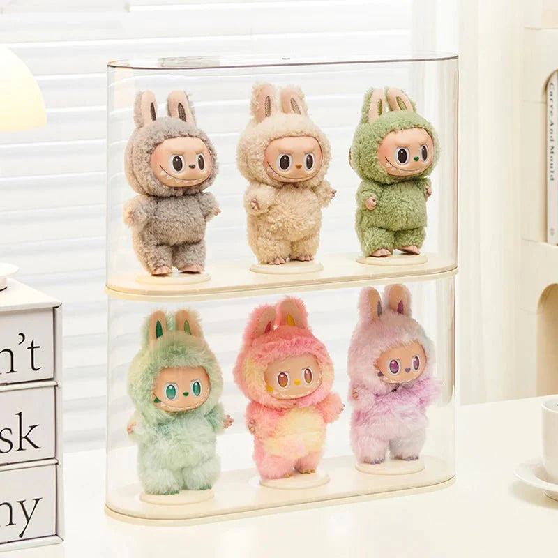 Labubu Display Case – Clear Acrylic Protective Box for Toys