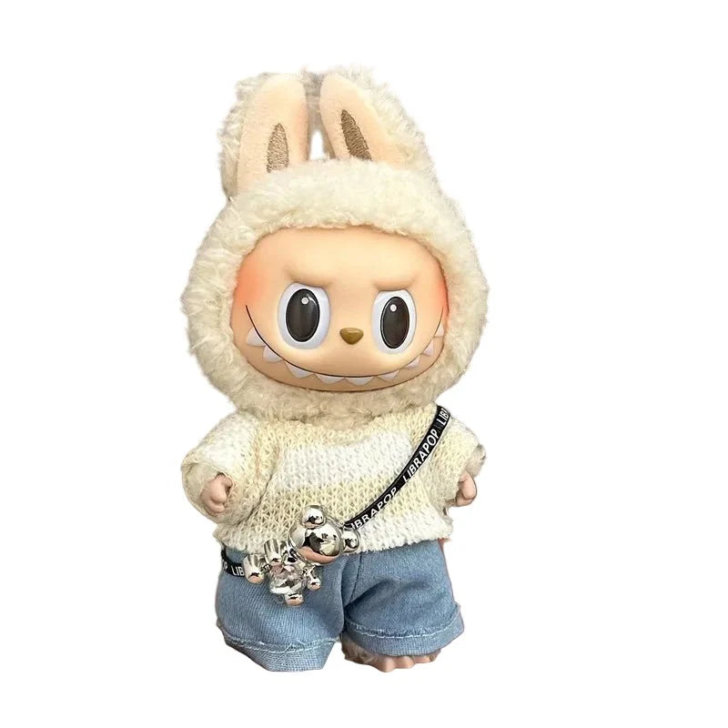 Handmade Labubu Streetwear Knit Outfit