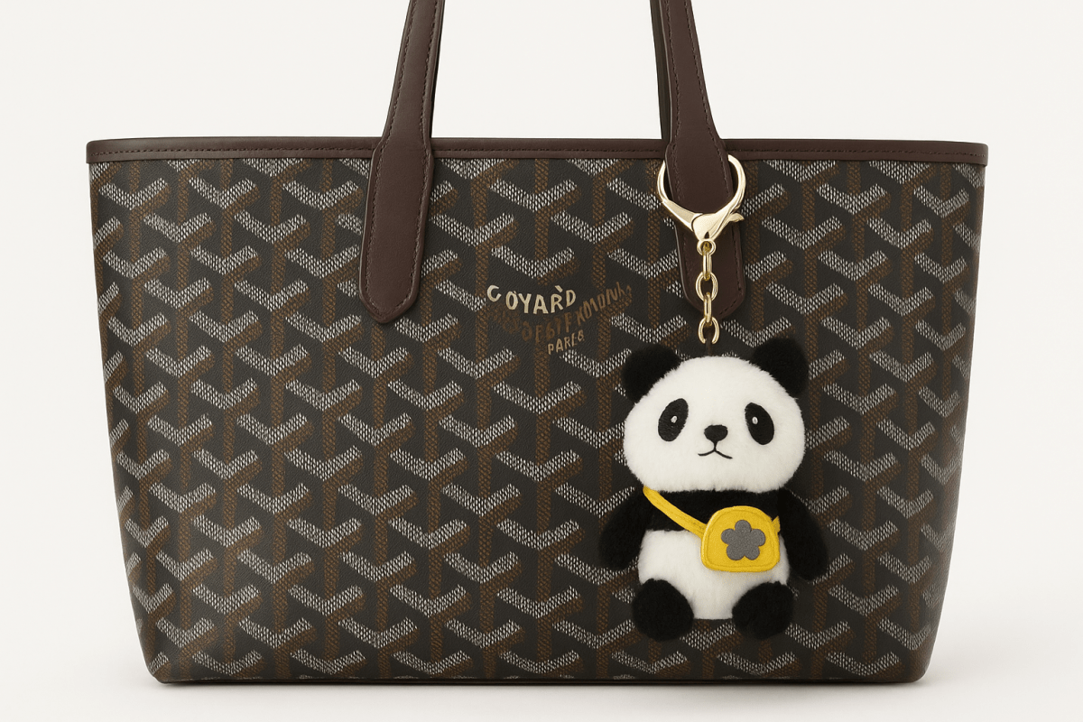 Mochi Panda: Kawaii Panda Plush Keychain Bag Charm