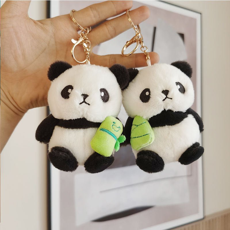 Mochi Panda: Kawaii Panda Plush Keychain Bag Charm