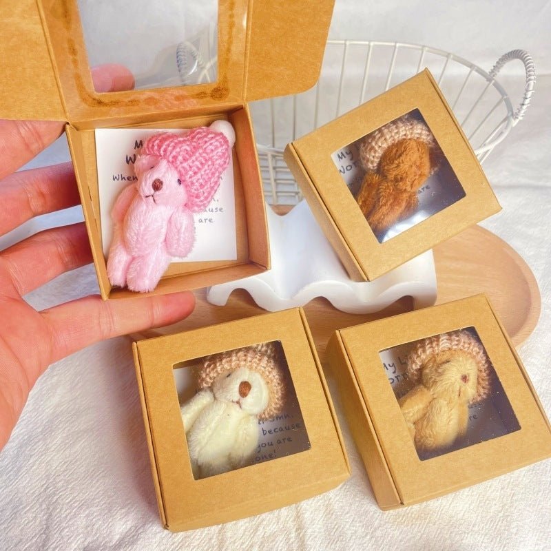 Mini Pocket Teddy Bear Gift Box
