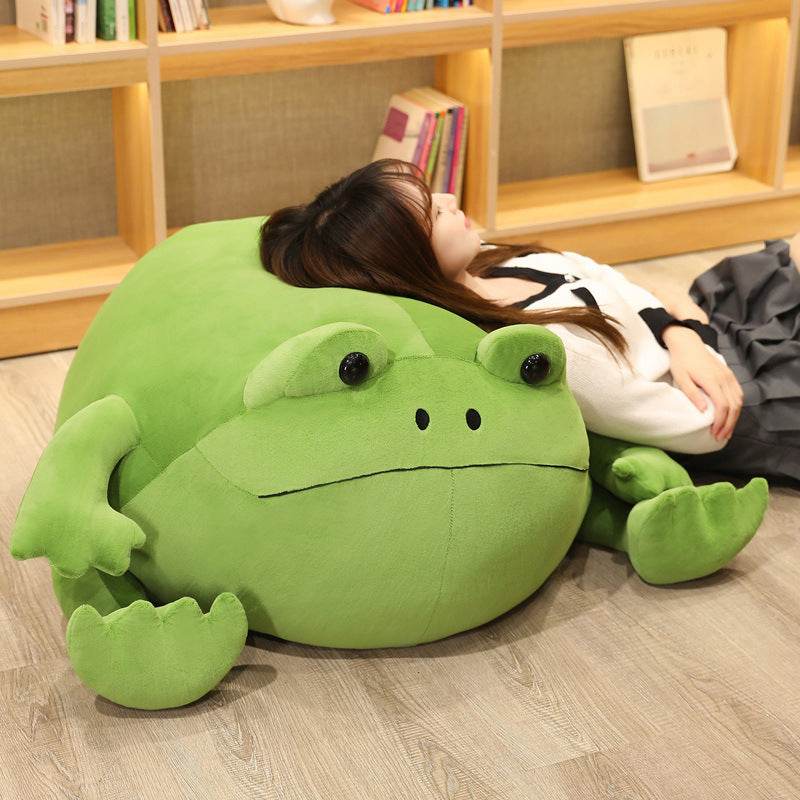 Gigi: Giant Chubby Frog Plushie | Weighted Stuffed Animal Frog