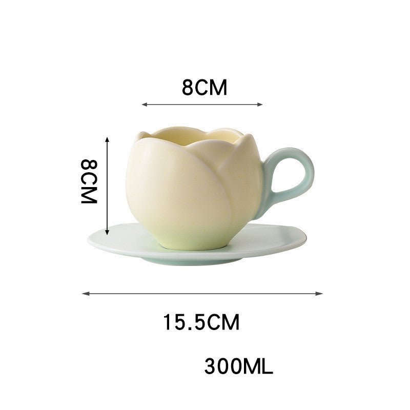 Retro Tulip Cup+ Saucer