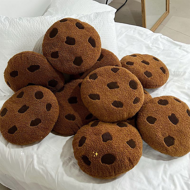 Giant Choco Chip Cookie Plush Pillow