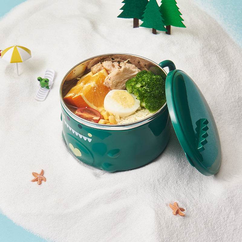 Kawaii Dino Ramen Bowl | Cute Noodle Bowls
