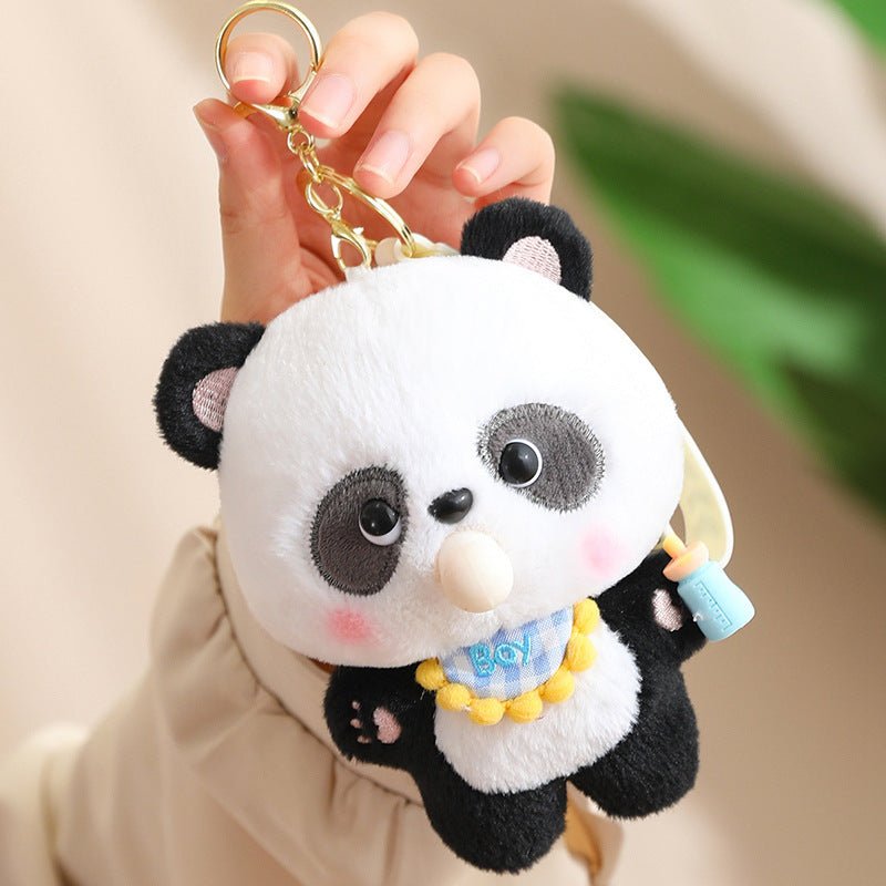 Bloop Bean™ – Kawaii Panda Plush Bag Keychain | Cute Panda Keychain – Lil Beans Collection