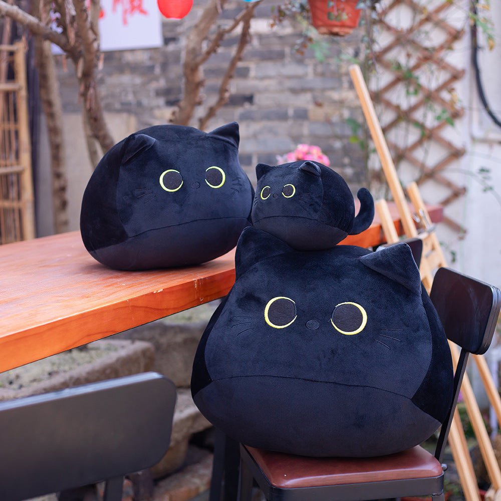 Cookie: Cute Toothless Cat Plush | 21"