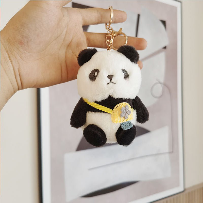 Mochi Panda: Kawaii Panda Plush Keychain Bag Charm