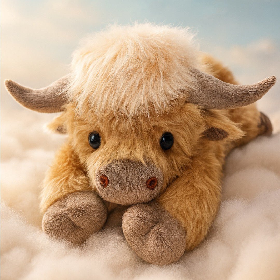 Chubby Highland Cow Plushie