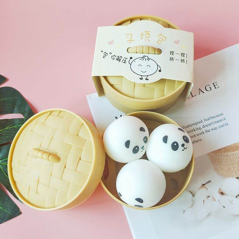 Stress Relief Steamed Bao Plushie | Decompression Toy