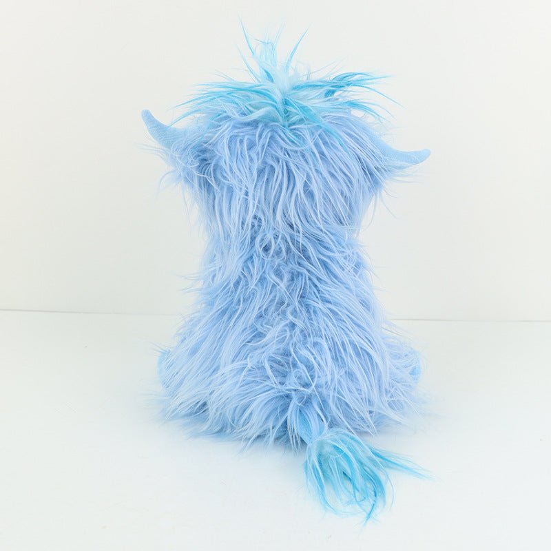 Blue Highland Cow Plushie | Mini Highland Cow Plushie