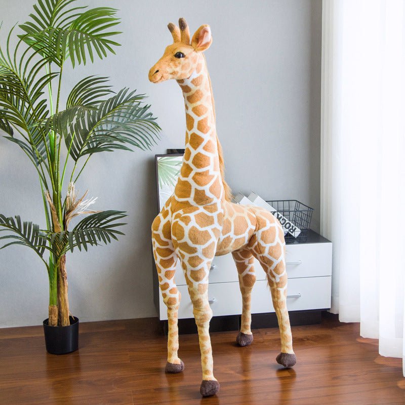 Big Wild African Giraffe Plushie | Jumbo African Stuffed Giraffe