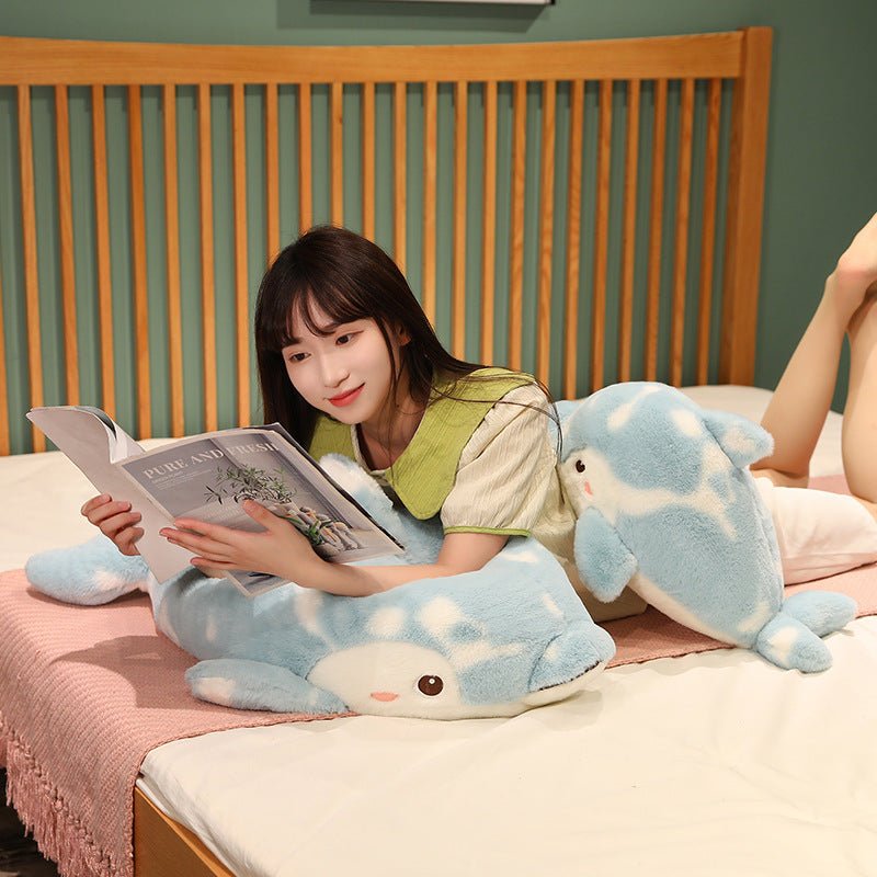 Delphi: Giant Kawaii Dolphin Plushie | Stuffed Animal Dolphin