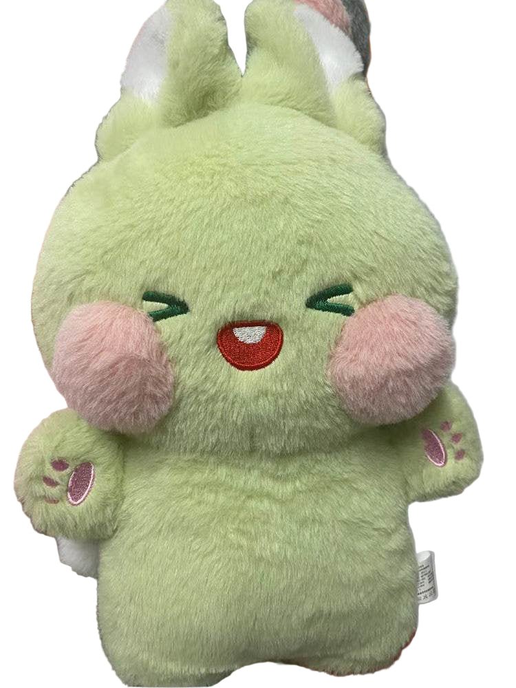 Buttons: Fluffy White Kawaii Bunny | Stuffed Animal Bunny