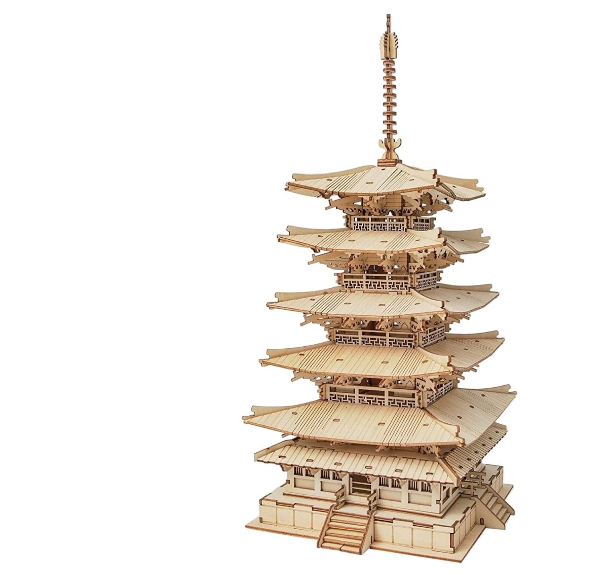 Kyoto Tower 3D Wooden Building Block