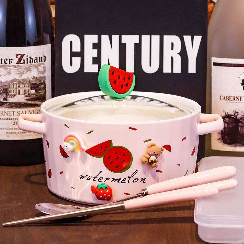 Kawaii Ceramic Ramen Bowl