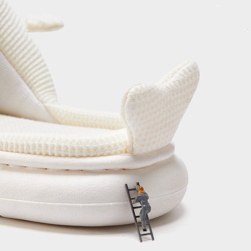 Knitted Cloudy Shark Slippers | Softest Shark Slippers