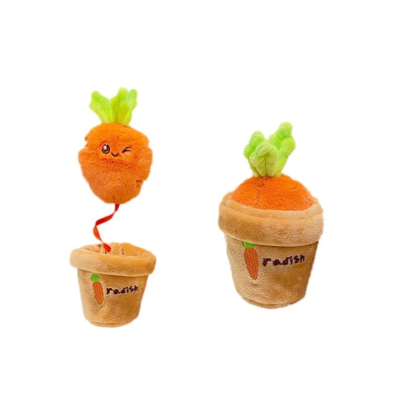 Rooting for You™ – Kawaii Carrot & Radish Couple Keychains