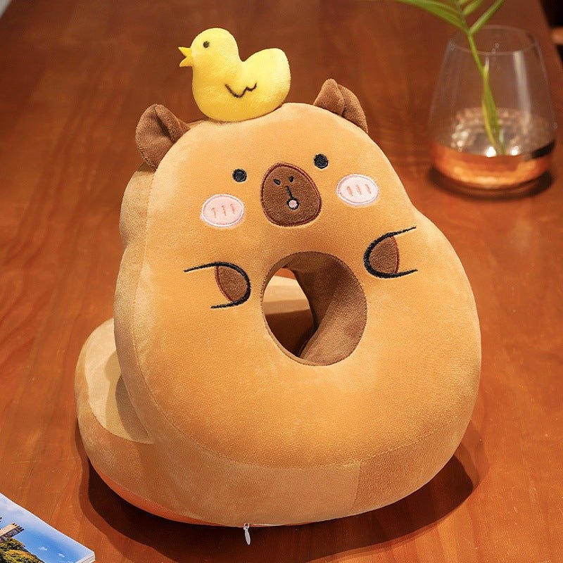 Cute Capybara Nap Pillow