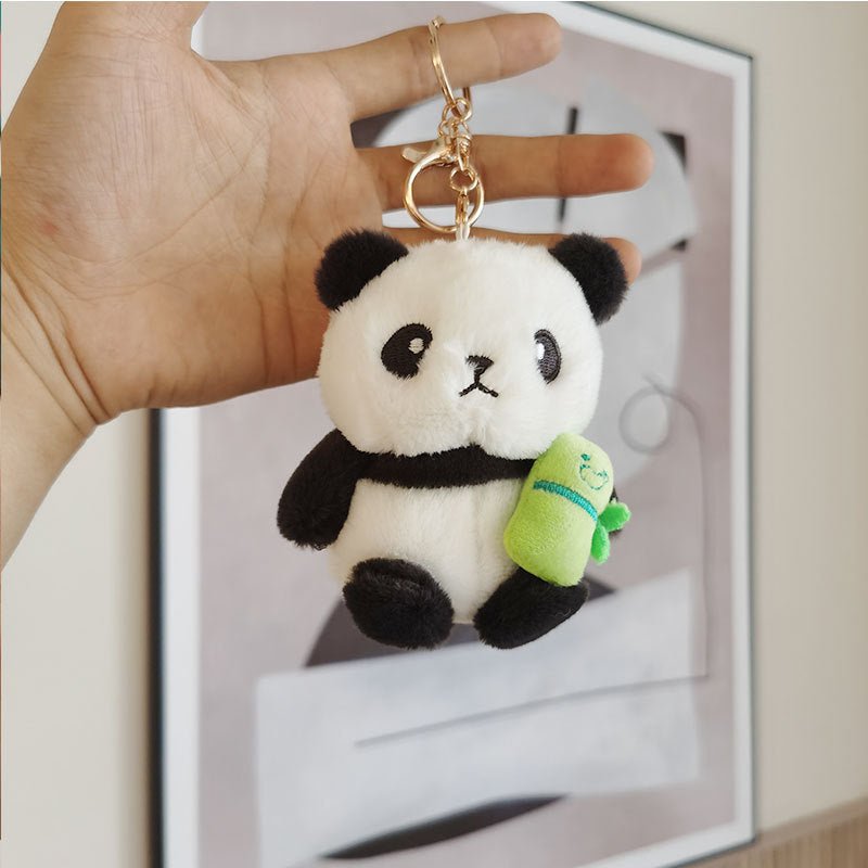 Mochi Panda: Kawaii Panda Plush Keychain Bag Charm