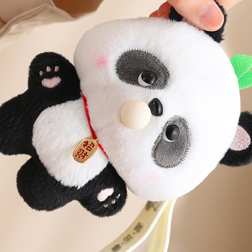 Bloop Bean™ – Kawaii Panda Plush Bag Keychain | Cute Panda Keychain – Lil Beans Collection